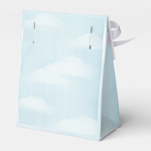 Waterverf Blue Clouds Cadeaubox Bedankdoosjes (Achterkant)