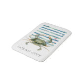 WATERVERF BLUE CRAB, BEACH TOWN, OCEAAN CITY BADMAT (Gekanteld)