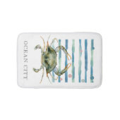 WATERVERF BLUE CRAB, BEACH TOWN, OCEAAN CITY BADMAT (Voorkant)