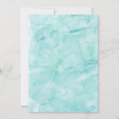 Waterverf Blue Crab Coastal Vrijgezellenfeest Kaart (Achterkant)