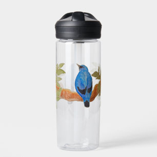 Waterverf Blue Cuckooshrike Artistic Bird Waterfles