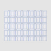 Waterverf Blue Designer Snowflake Tissuepapier (Voorkant)