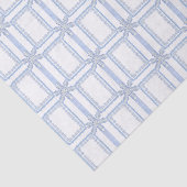 Waterverf Blue Designer Snowflake Tissuepapier (Detail)