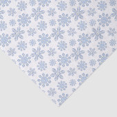 Waterverf Blue Designer Snowflake Tissuepapier (Detail)