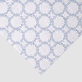 Waterverf Blue Designer Snowflake Tissuepapier (Detail)