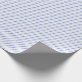 Waterverf Blue Diagonal Stripes Cadeaupapier (Hoek)
