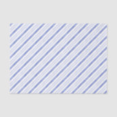 Waterverf Blue Diagonal Stripes Tissuepapier (Voorkant)