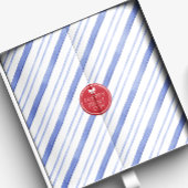 Waterverf Blue Diagonal Stripes Tissuepapier