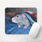 Waterverf Blue Dumbo Rat Muismat (Met muis)