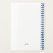 Waterverf Blue en White Chinoiserie Ginger Jar   Notitieboek (Achterkant)