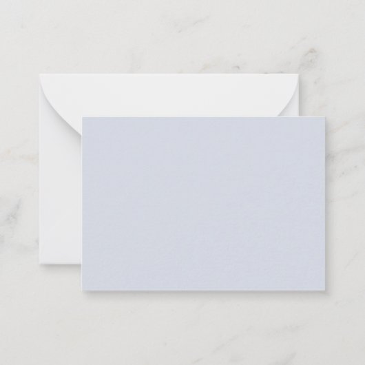 Waterverf Blue Floral Specialized Stationery Notitiekaartje (Achterkant)