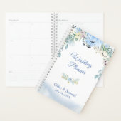 Waterverf Blue Floral Wedding Planner (Display)