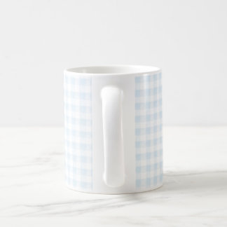 Waterverf Blue Gingham Coffee Mok