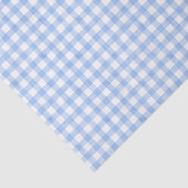 Waterverf Blue Gingham Tissuepapier (Detail)