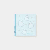 Waterverf Blue Girly Ghost Name Notes (Voorkant)