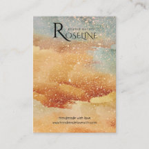 Waterverf Blue Glitter jewlery Display