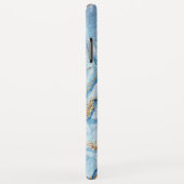 Waterverf Blue Gold Marble Case-Mate iPhone Case (Achterkant/rechts)