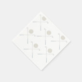 Waterverf Blue Golf verjaardagsfeestje Servet (Hoek)