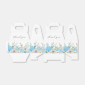 Waterverf Blue Hydrangea Bedankdoosjes (Uitgevouwen)