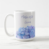 Waterverf Blue Hydrangea Bridal Party Koffiemok (Links)