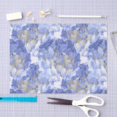 Waterverf Blue Hydrangea Flowers Tissue Paper Tissuepapier (Craft)