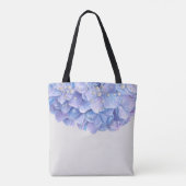 Waterverf Blue Hydrangea Pearl Bridal Party Tote Bag (Achterkant)