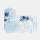 Waterverf Blue is een Baby shower van een jongen Bedankdoosjes (Uitgevouwen)