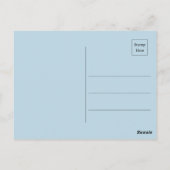 Waterverf Blue Jay Bird op boomtak Briefkaart (Achterkant)