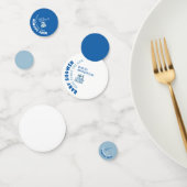 Waterverf Blue Minimalist baby shower Boy Confetti (Groep)