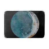 Waterverf Blue Moon Bath Mat (Voorkant)