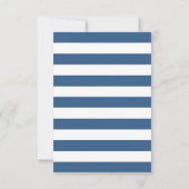 Waterverf Blue Navy schattige walvis. Kinderverjaa Bedankkaart (Achterkant)