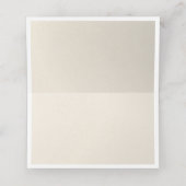 Waterverf Blue Ocean Beach Tafel Plaatskaartje (Binnenkant ongevouwen)