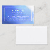 Waterverf Blue Ombre Visitekaartje (Voorkant / Achterkant)