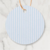 Waterverf Blue Peter Rabbit Baby shower Boy Bedankjes Labels (Achterkant)