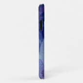 Waterverf Blue Phone iPhone Case (Achterkant/rechts)