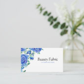 Waterverf Blue Rozen Mode Kleding Store Visitekaartje (Staand voorkant)