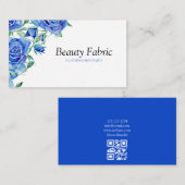 Waterverf Blue Rozen Mode Kleding Store Visitekaartje (Voorkant / Achterkant)