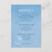 Waterverf Blue Sky Wedding Enclosure Kaarten (Voorkant)