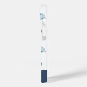 Waterverf Blue Space Planet Patroon Case-Mate iPhone Case (Achterkant / Links)