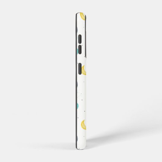 Waterverf Blue Space Planet Patroon Samsung Galaxy Hoesje (Rechterkant)