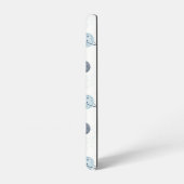 Waterverf Blue Space Planet Patroon Samsung Galaxy Hoesje (Linkerkant)