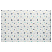 Waterverf Blue Space Planet Patroon Stof (Fat Quarter)