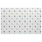 Waterverf Blue Space Planet Patroon Stof (Fat Quarter)