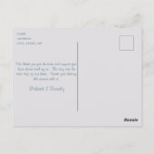 Waterverf Blue Splas Wedding Invitation Hartelijk  Briefkaart (Achterkant)