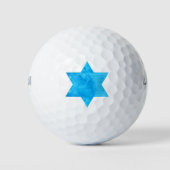 waterverf Blue Star van David Golfballen (Voorkant)