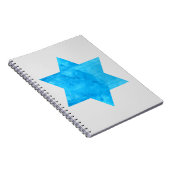 waterverf Blue Star van David Notitieboek (Rechterzijde)