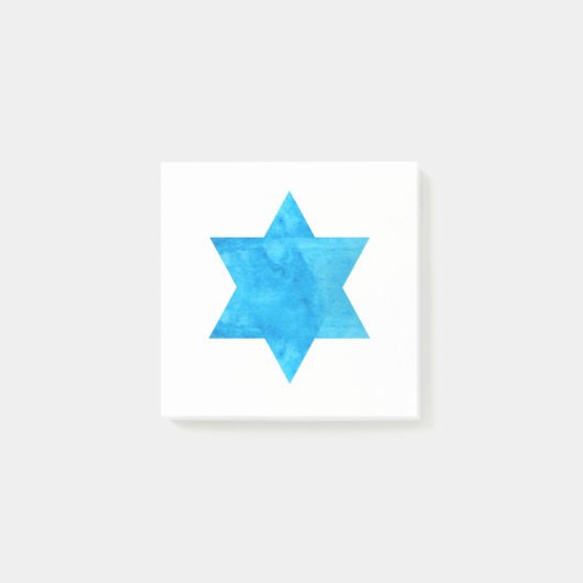 waterverf Blue Star van David Post-it® Notes (Voorkant)