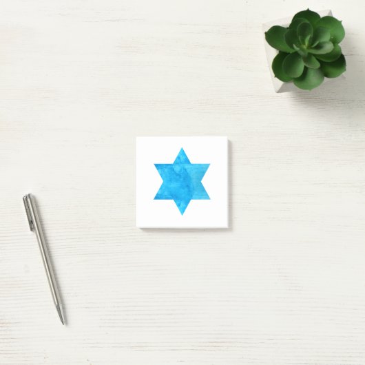 waterverf Blue Star van David Post-it® Notes (Kantoor)
