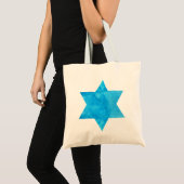 waterverf Blue Star van David Tote Bag (Voorkant (product))