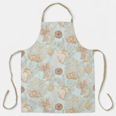 Waterverf Blue Tan Zee Schort (Voorkant)